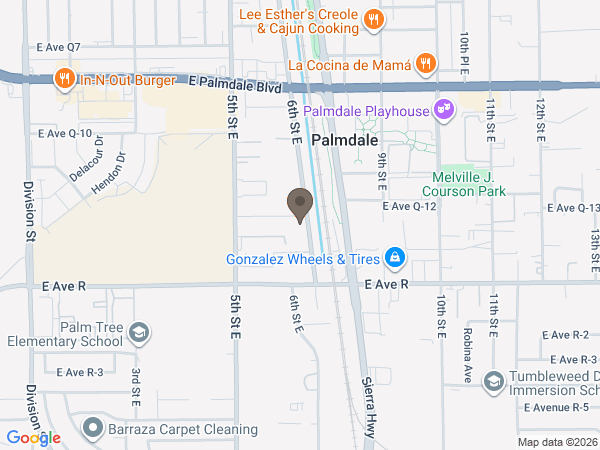 Map showing location of Halley Olsen Chapel of the Valley Mortuary