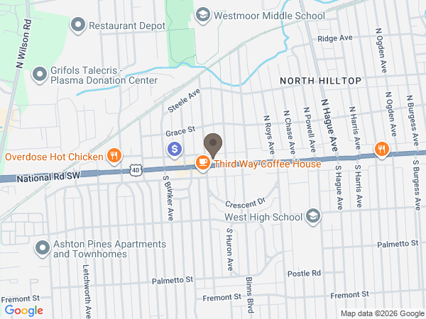 Map showing location of Schoedinger: Heart & Hope Funeral Home by Schoedinger