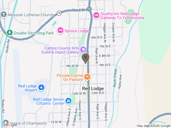 Map showing location of Smith-Olcott Funeral Chapel