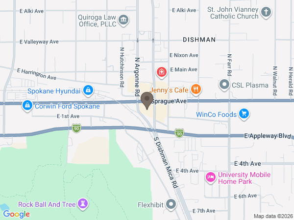 Map showing location of Dignified Assurance Planning