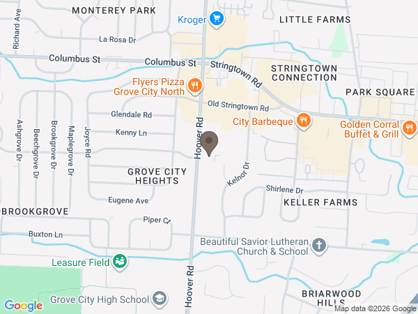 Map showing location of Schoedinger: Grove City
