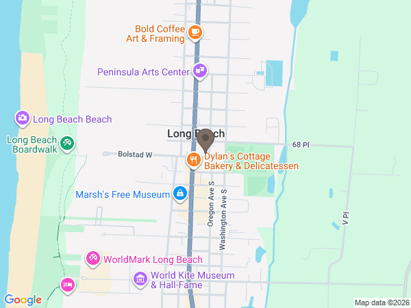 Map showing location of The End Companion Care
