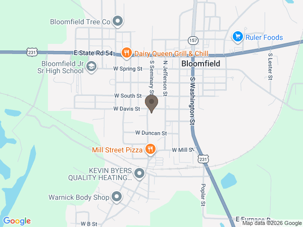 Map showing location of Lester jenkins & Sons Funeral Home, Inc.