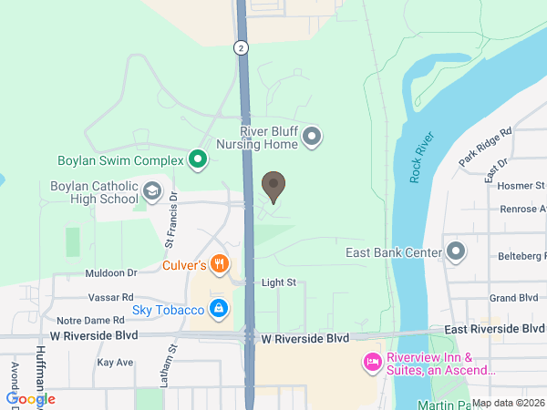 Map showing location of Grace Funeral & Cremation Services/Faithful Friends Pet Crematory