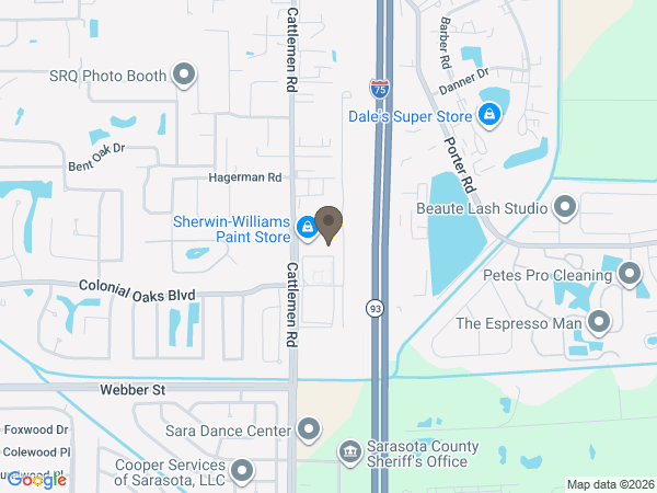 Map showing location of Maloney Funeral Home