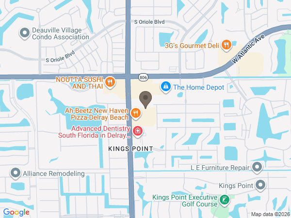 Map showing location of Sinai Memorial Chapels