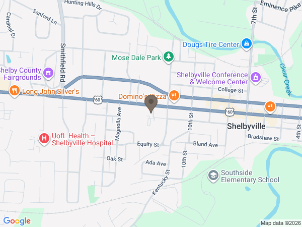 Map showing location of Shannon Funeral Service