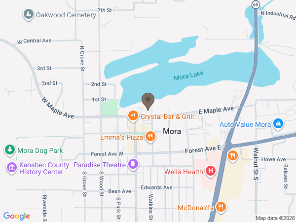 Map showing location of Methven Funeral Home
