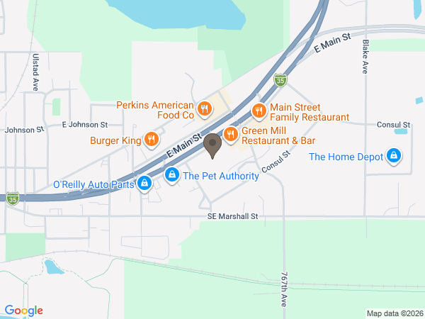 Map showing location of Bonnerup Funeral & Cremation Services