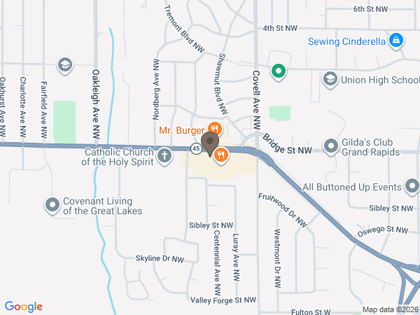 Map showing location of Heritage Life Story Funeral Homes: Lk Michigan Dr.