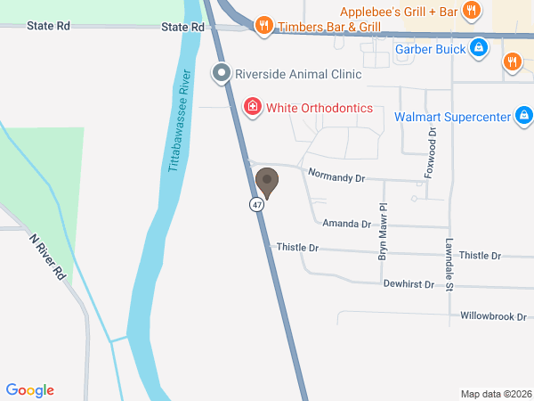 Map showing location of Skorupski Family Funeral Home & Cremation Services: Saginaw