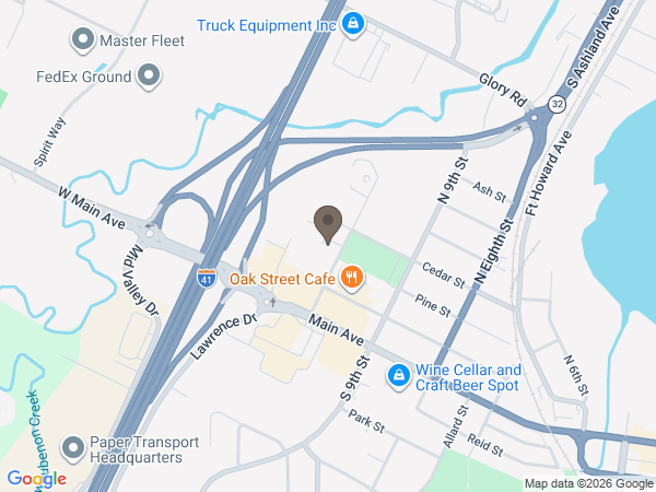 Map showing location of Ryan Funeral Home & Crematory