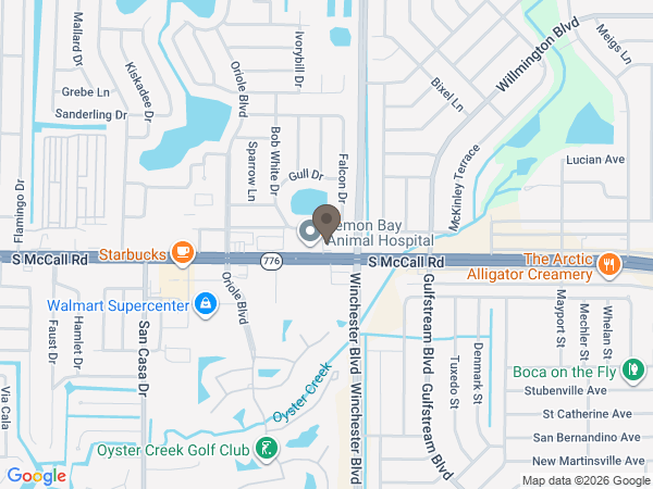 Map showing location of Englewood Community Funeral Home