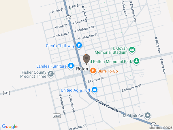 Map showing location of WEATHERSBEE-RAY FUNERAL HOME